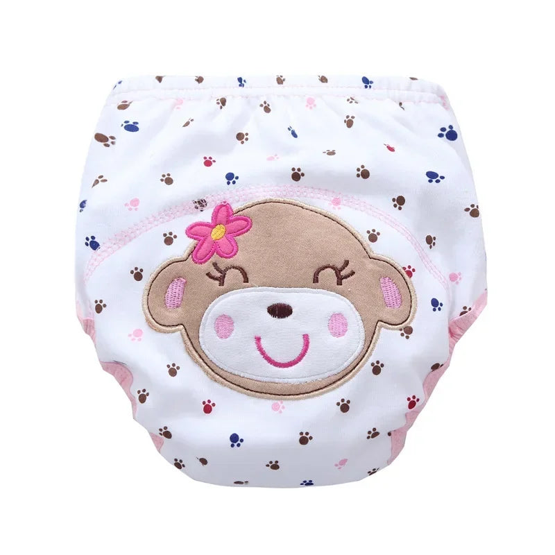 Mother Kids Baby Bare Cloth Diapers Unisex Reusable Washable Infants Children Cotton  Training Panties Nappies Changing