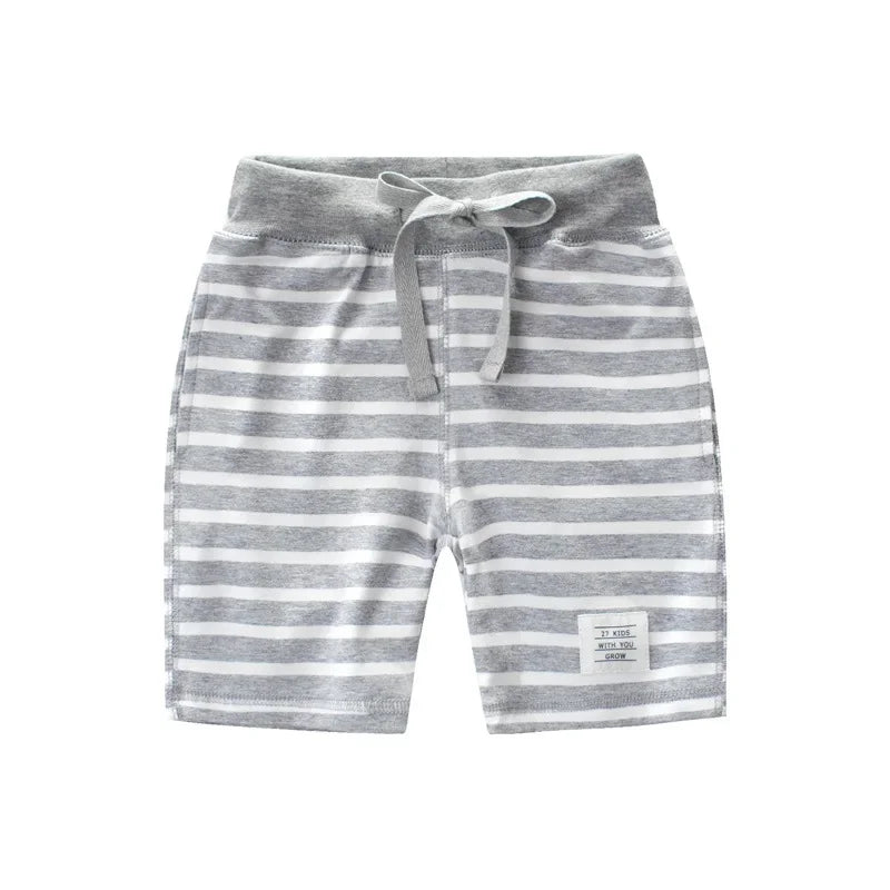 2025 Summer Clothing Striped Cotton Shorts for Boys Toddler Panties Kids Clothes Beach Short Children Sports Pants Dropship