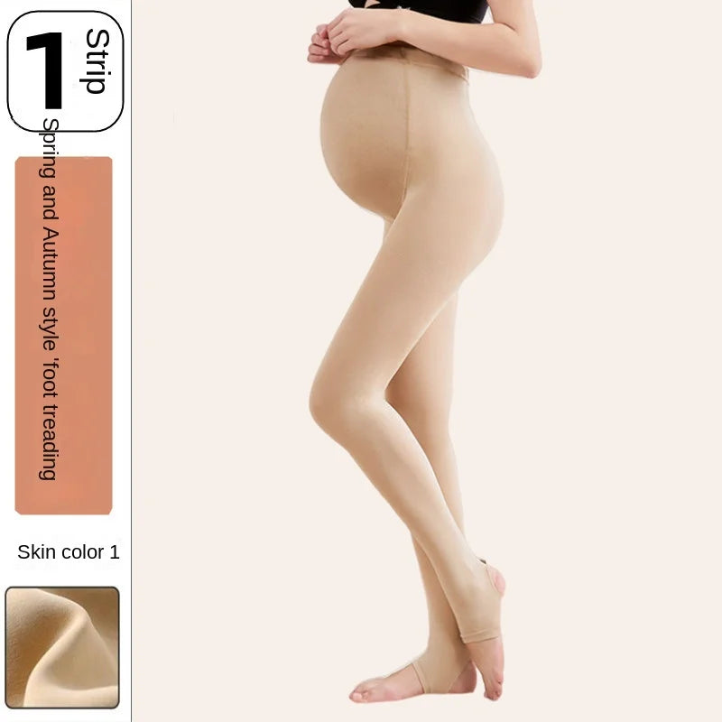 High Waist pregnancy Leggings Skinny Maternity clothes for pregnant women Belly Support Knitted Leggins Body Shaper Trousers