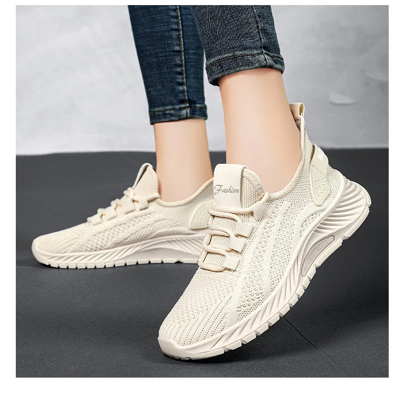 2023 new Women's Sports Shoe Fashion Women's Shoes Breathable Ultra-light Mesh Hollow Women's Shoes Casual Shoes Shoes for Women