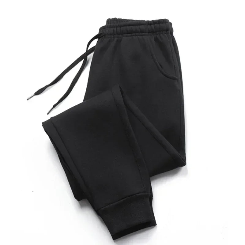 Men Spring Solid Sports Pants Unisex Leisure Pants Loose Hip Pop Jogging Pants Casual Outdoors Street Style Trousers