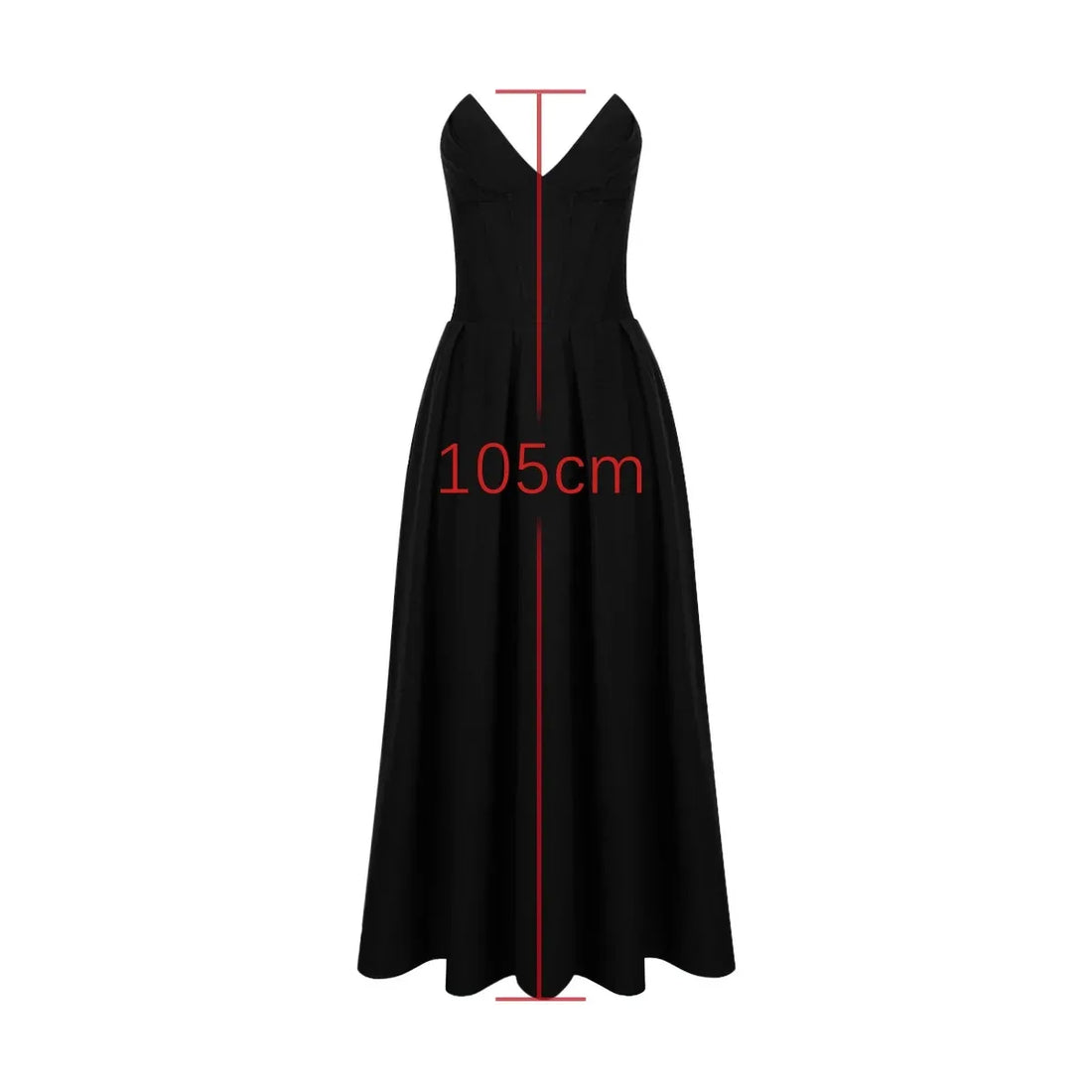 Black Elegant Wedding Events Dress Sexy Strapless Corset Dress Midi Christmas Party Dresses for Women Clothing