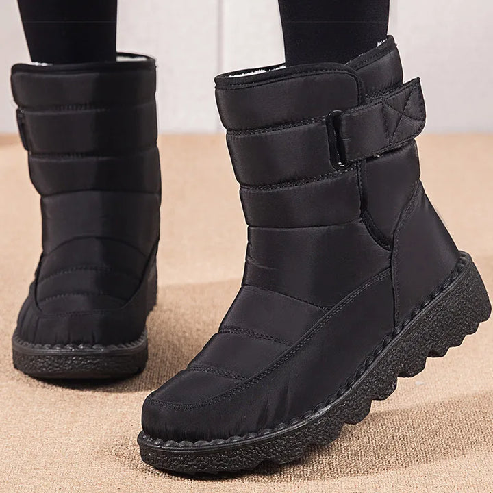 Women Boots 2024 Winter Shoes Woman Waterproof Snow Boots Winter Warm Fur Botas Mujer Korea Style Black Ankle Boots For Women