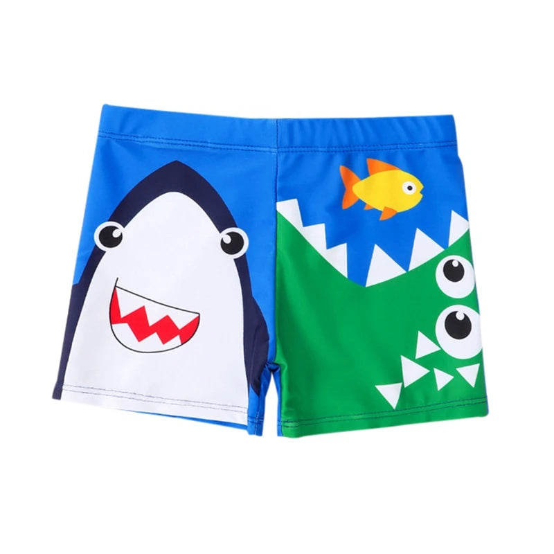 Make a Statement at the Pool with Our Stylish and Comfortable Children's Swim Trunks - Perfect for Boys 3-8 Years