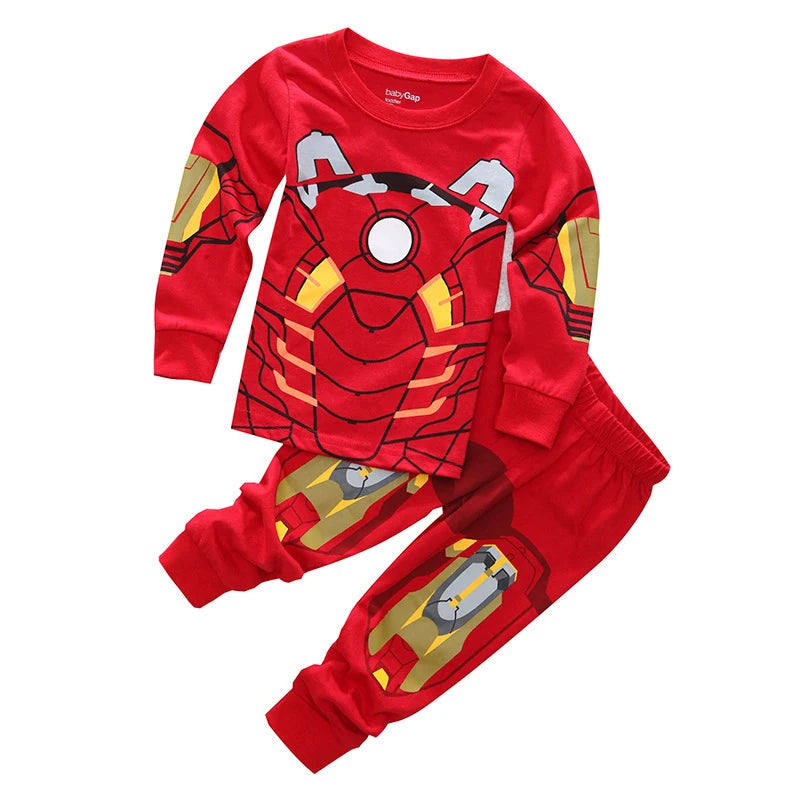 New Autumn Kids Pajamas Sets Transformers Cartoon Baby Girls and Boys Clothes Longsleeve Pijamas 2pcs Set Children's Nighty