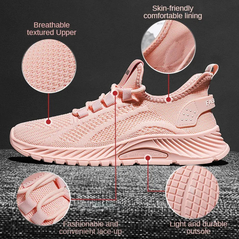 2023 new Women's Sports Shoe Fashion Women's Shoes Breathable Ultra-light Mesh Hollow Women's Shoes Casual Shoes Shoes for Women