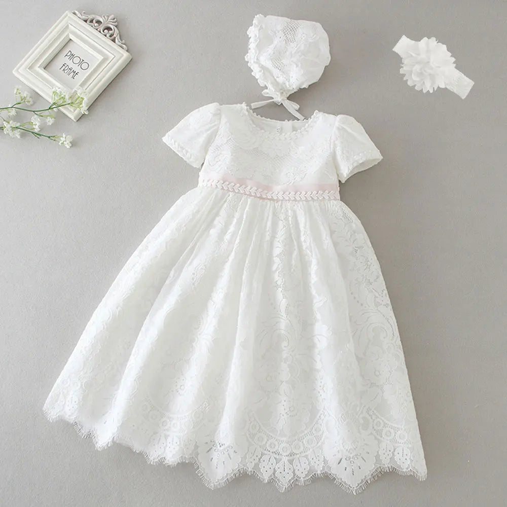 Hetiso Baby Girls Dress Long Sleeve Kids First Birthday Ball Gown Infant Dresses for Baptism Bridesmaid party 3-24 month