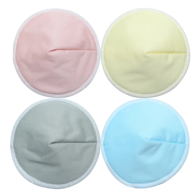 4 Pairs High Quality Reusable Nursing Pads Pregnant Women Skin Friendly Postpartum Washable Breast Pads Breastfeeding Accessory