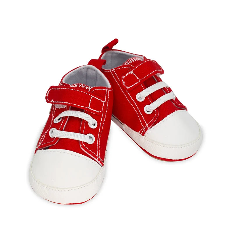 1 pair of soft soled breathable, cute and comfortable baby sports walking shoes