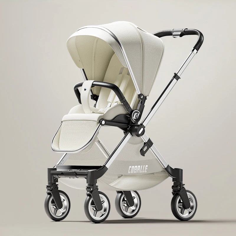 2025 Premium Ergonomic Stroller with Smart Reversible Seat – Luxury Design and Comfort