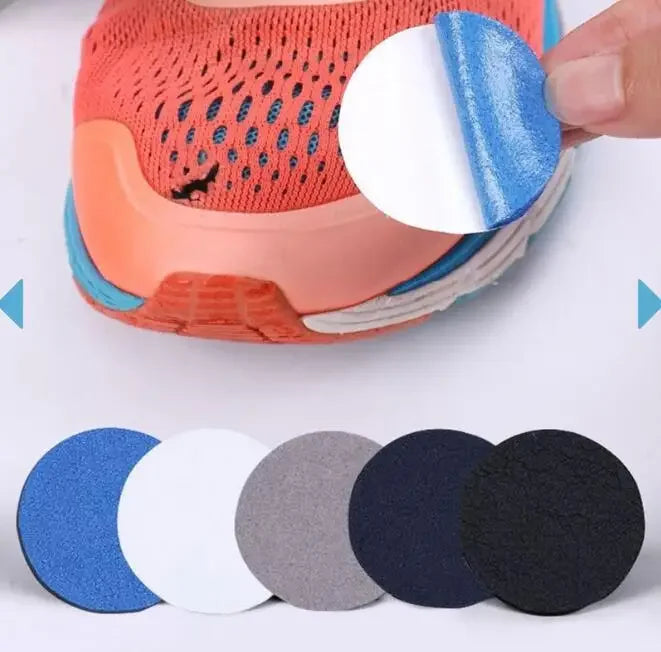 6pcs/set Heel Wear Repair Shoe Patch Stickers Unisex Anti-Wear Heel Foot Care Tools Foot Care Pad Inserts Sneakers Protector