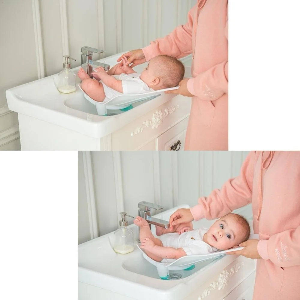 Best Portable Infant Baby Washing Ass Artifact Baby Washing Fart Basin Newborn Washing PP Tub Supplies Baby Bathtub Baby Care