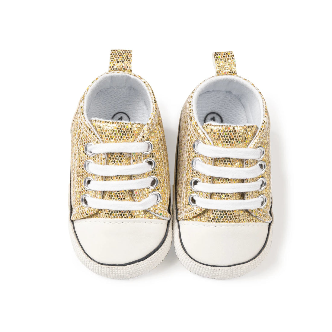 Newborn Baby Shoes Classic Sequins Canvas Shoes Cotton And Anti-slip Infant Casual Sneakers First Pair of Toddler Shoes 0-18M