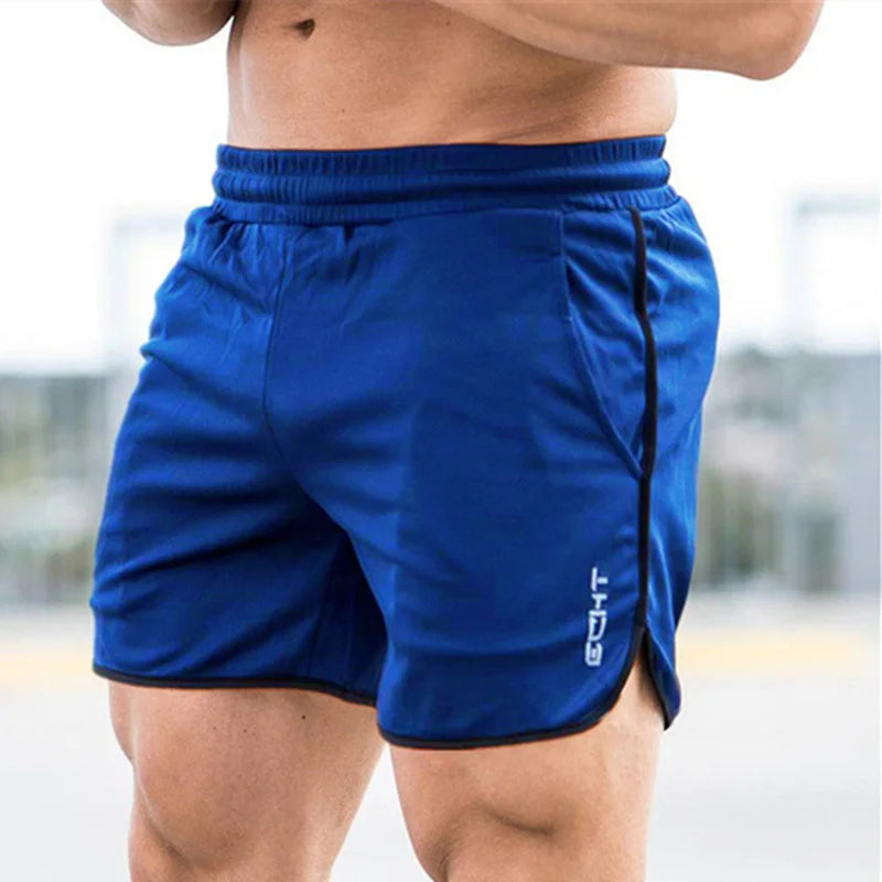 Men Fitness Shorts Summer Gyms Workout Male Breathable Mesh shorts Quick Dry Sportswear Jogger Beach Short Pants Men sweatpants