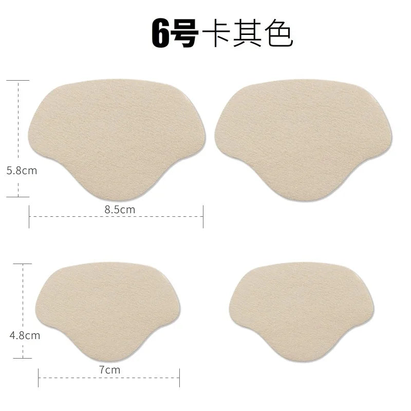 4Pcs Sports Shoes Patches Insoles Sneakers Men Heel Repair Subsidy Women for Anti-Wear Shoes Heels Sticker Foot Care Pad Inserts