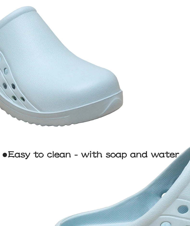 Slip Resistant Laboratory Doctor Clogs Women Men EVA Medical Shoes Ultra Light Surgical Shoes Breathable Garden Work Slippers