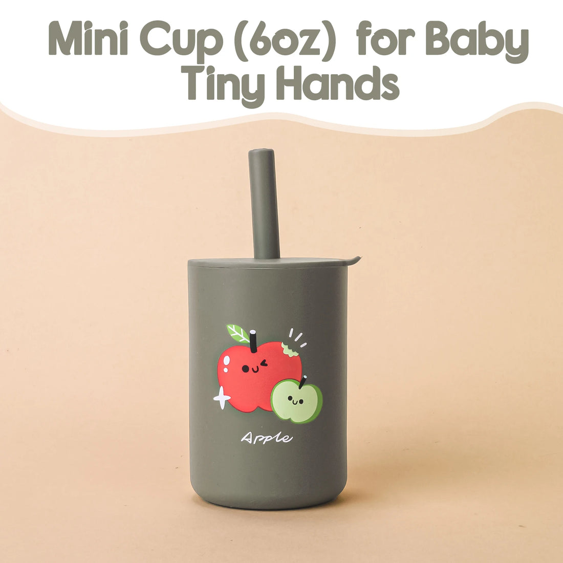 Baby Feeding Drinkware Straw Cup Baby Cartoon Learning Feeding Cup Food Grade Silicone Toddler Water Bottle Tableware BPA Free