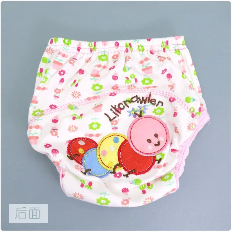 Mother Kids Baby Bare Cloth Diapers Unisex Reusable Washable Infants Children Cotton  Training Panties Nappies Changing