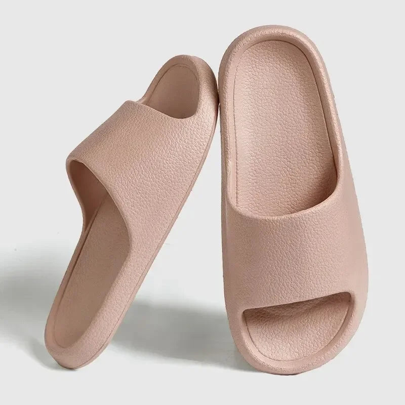 Fashion Women Slippers Summer Flat Lightweight EVA Home Bathroom Slippers Comfort Massage Couples Indoor Slides Shower Shoes