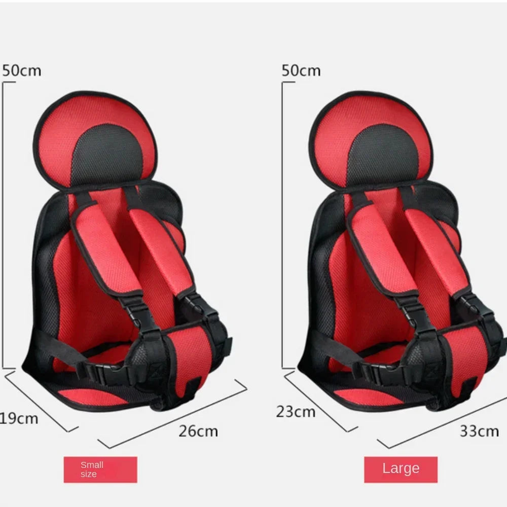 Child Safety Seat Mat for Kids 6 Months to 12 Years Old Breathable Chair Mats for Baby Car Seat Adjustable Stroller Seat Pad