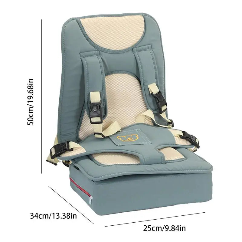 Portable Kid Booster Seat Cushion Protective Anti-skid Auto Seat Pad Four-season Baby Car Seat Cushion Car Interior Accessories