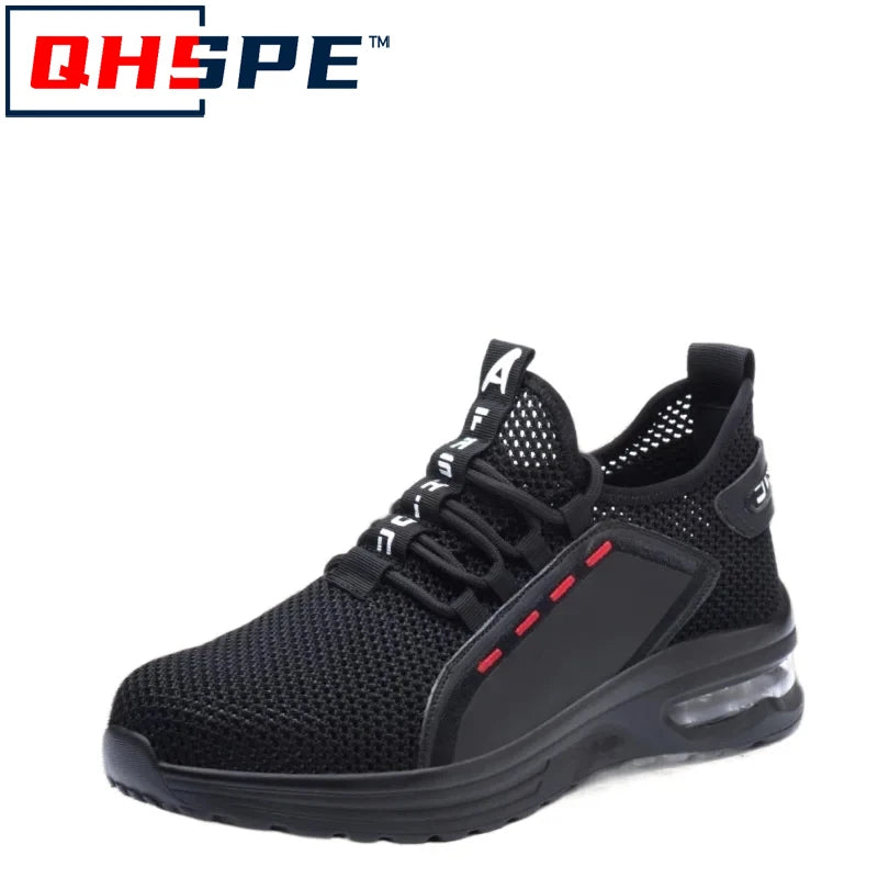 Work Sneakers Steel Toe Shoes Men Safety Shoes Puncture-Proof Work Shoes Boots Fashion Indestructible Footwear Security