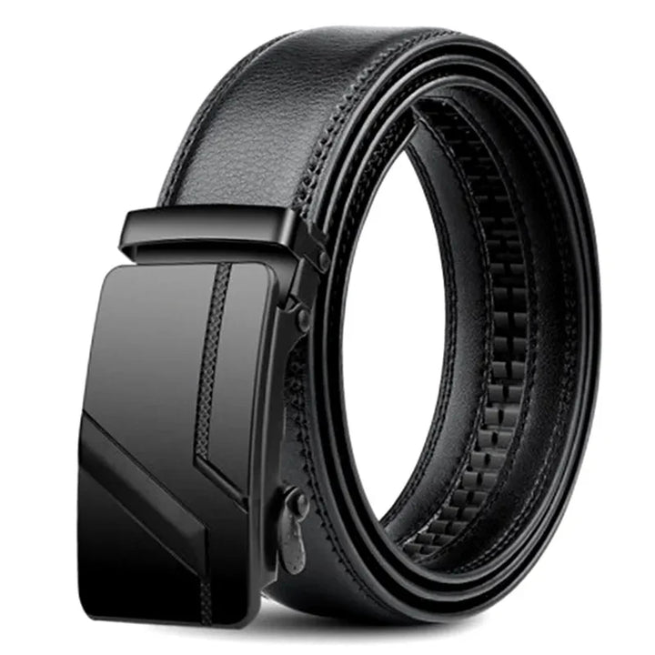 Fashionable Business Men's Belt Authentic Luxury Brand Belt Metal Buckle Belt High Quality Leather Soft Belt Paired with Work Pa