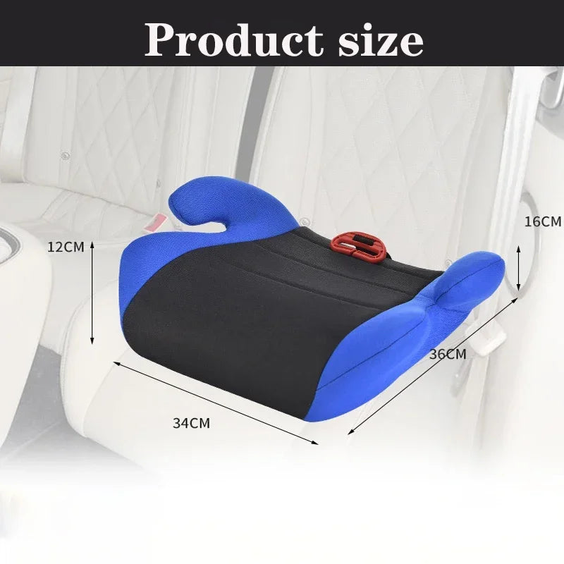 Kid Baby Car Booster Mat Safe Seat Sturdy Children Baby Increased Seat Pad Non-slip Booster Seat Fit 6-12 Year Auto Accessory