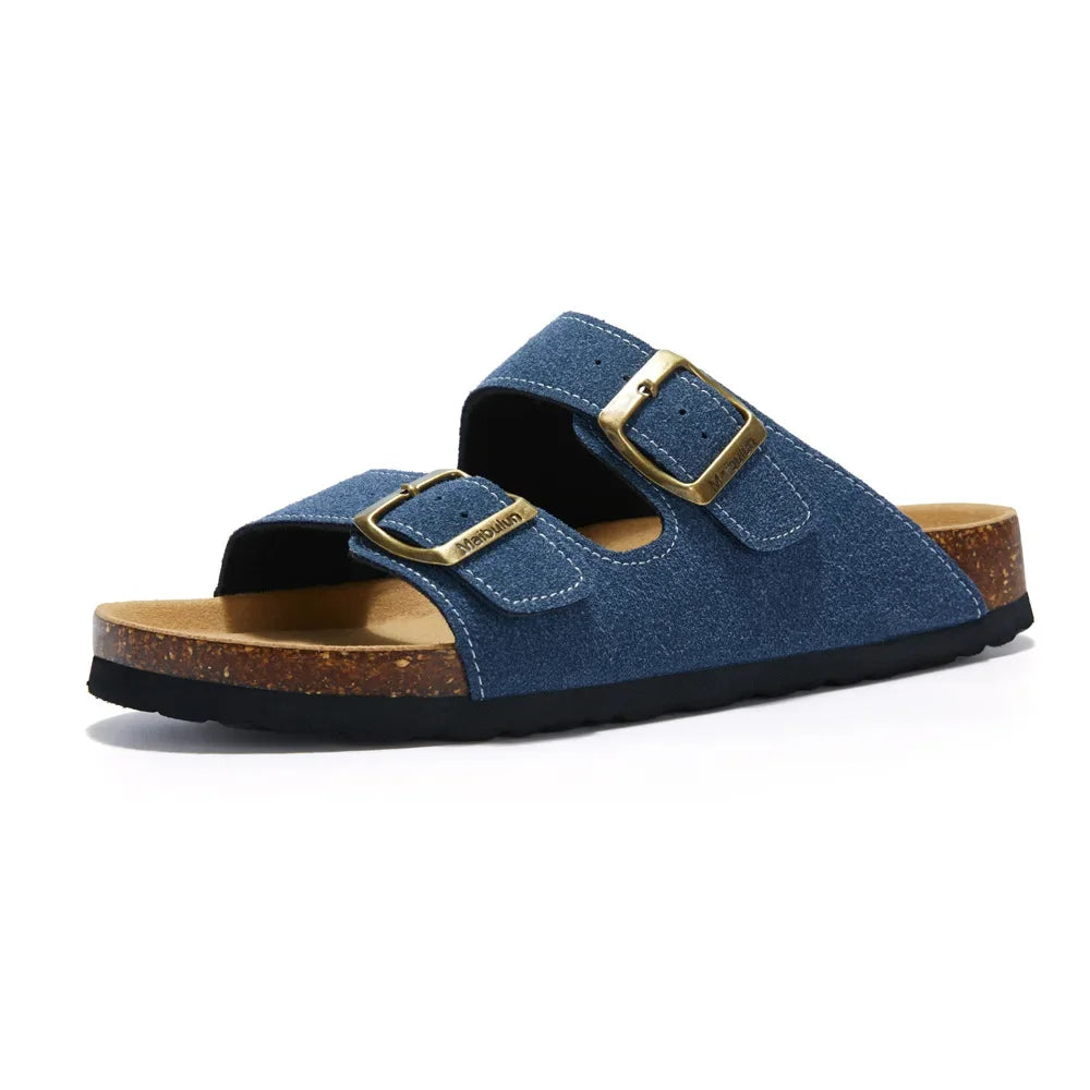 Flat Slippers Women Men Slippers Luxury Indoor Bottom Non Slip Cork Slippers  Women's Beach Outdoor Home Flip Flops Sandals2023