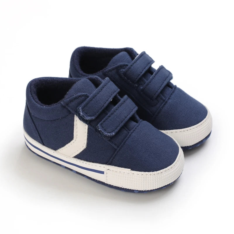 Baby Shoes Boys Canvas Casual Soft Sole Non-slip Newborn Children Walker Sneakers