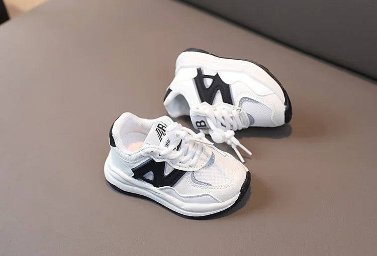 Boys and Girls Fashion Casual Sneakers Kid's Trend Chic Running Shoes Basketball Shoes Children Flat Baby Toddler Outdoor Shoes