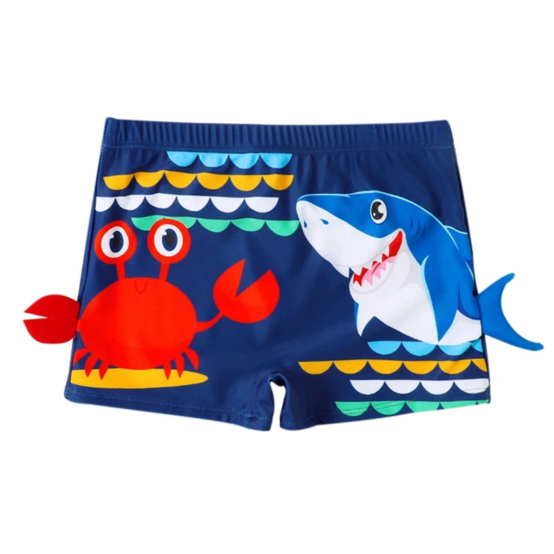 Make a Statement at the Pool with Our Stylish and Comfortable Children's Swim Trunks - Perfect for Boys 3-8 Years