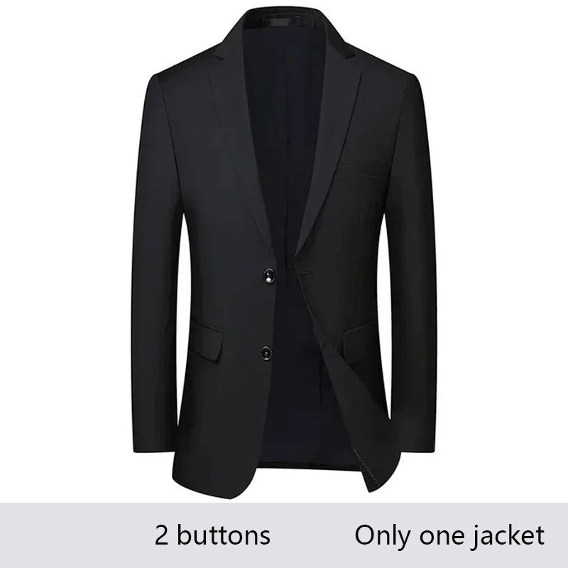 High Quality Wedding Suits For Men Elegant Blazers Set 3 Pieces Formal Classic Jackets Vest Pants Full Coats Luxury 2024 Costume