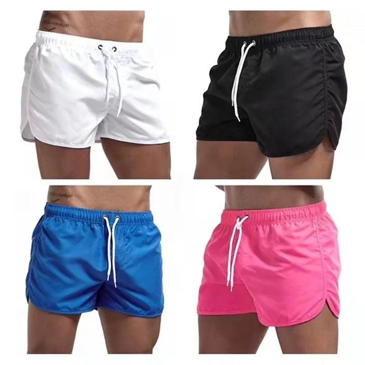 Men's Swim Shorts Summer Colorful Swimwear Man Swimsuit Swimming Trunks Sexy Beach Shorts Surf Board Male Running Clothing Pants