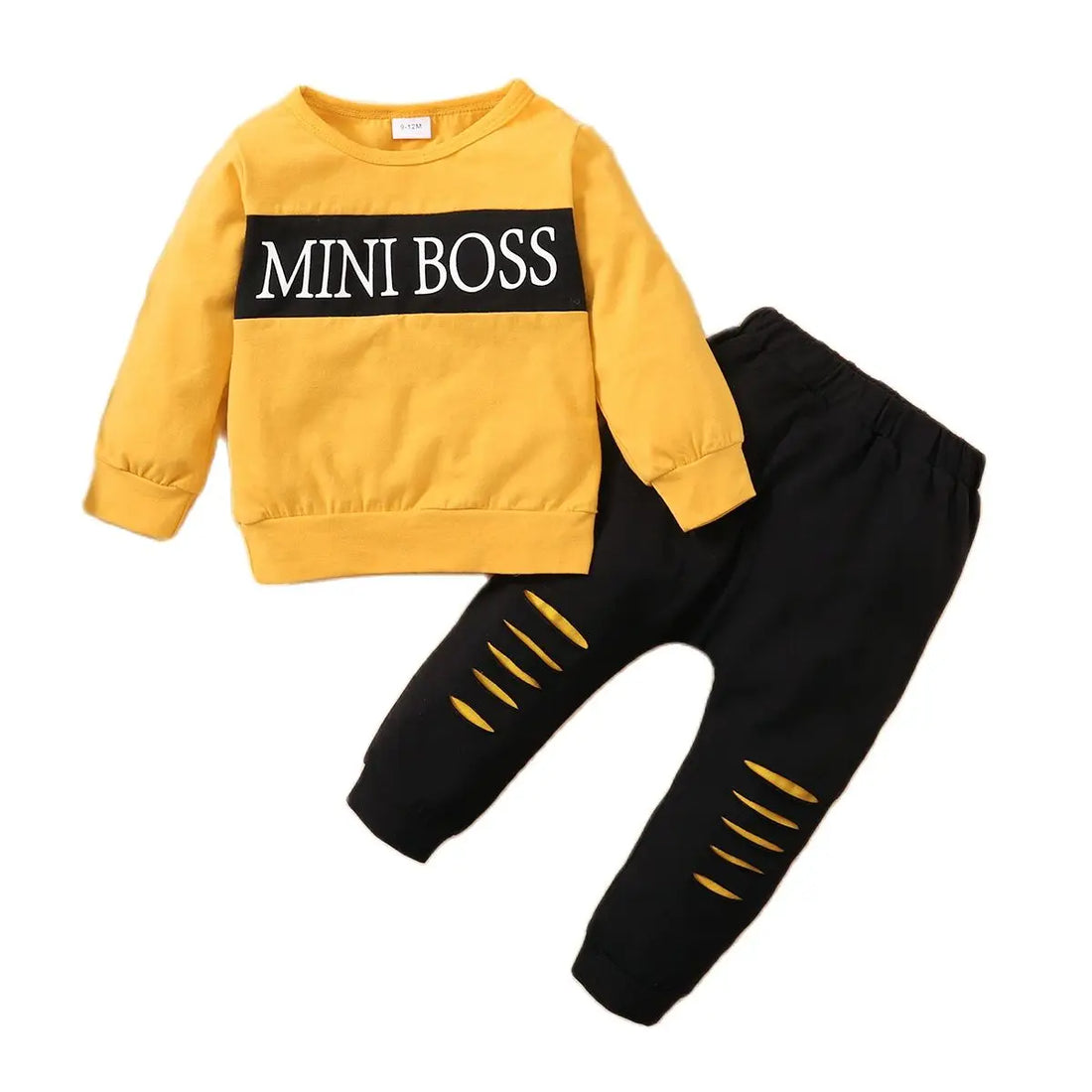 Baby Boy Clothes Toddler Boy Outfit Suit Letter Printing Long Sleeve Top + Pants 2PCs Fashion Infant Spring Sports Clothes