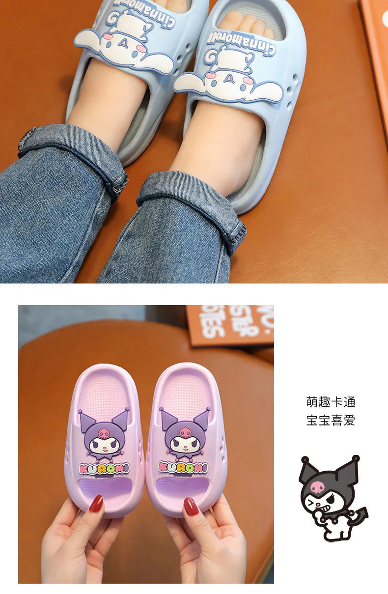 Boys and Girls Indoor Children's Slippers Anti-slip and Wear-resistant EVA Sandals