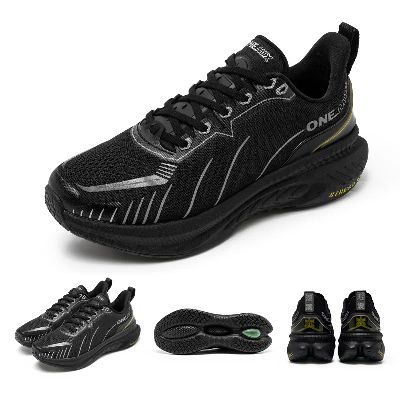 ONEMIX White Road Running Shoes for Men Air Cushion Outdoor Sport Shoes Male Trainers Summer Jogging Shoes Women Footwear