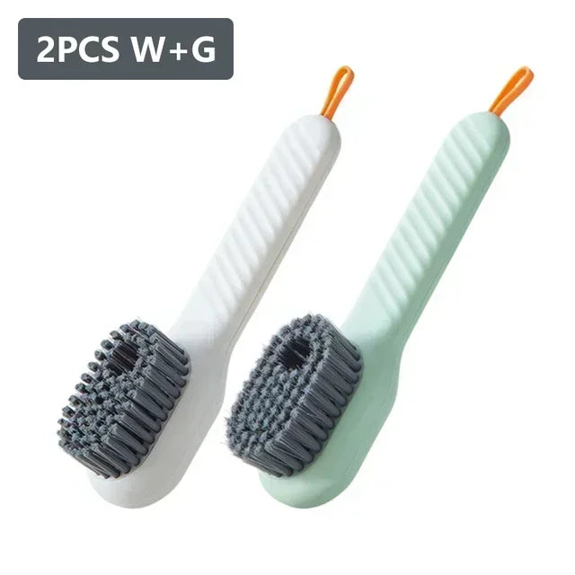 Multifunction Cleaning Shoe Brush Soft Automatic Liquid Shoe Brush Long Handle Liquid Clothes Brush Household Cleaning Tools