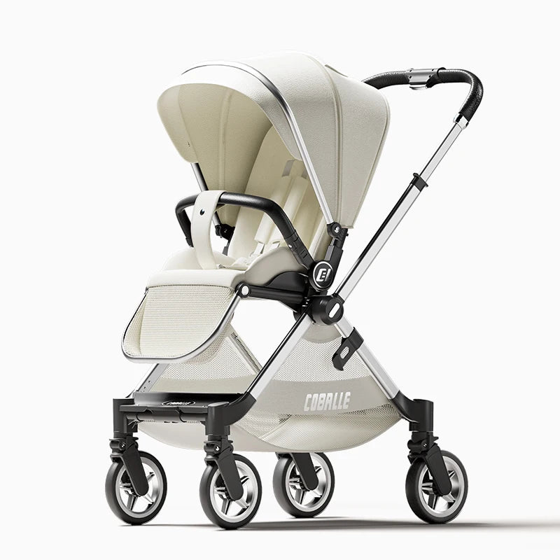 2025 Premium Ergonomic Stroller with Smart Reversible Seat – Luxury Design and Comfort