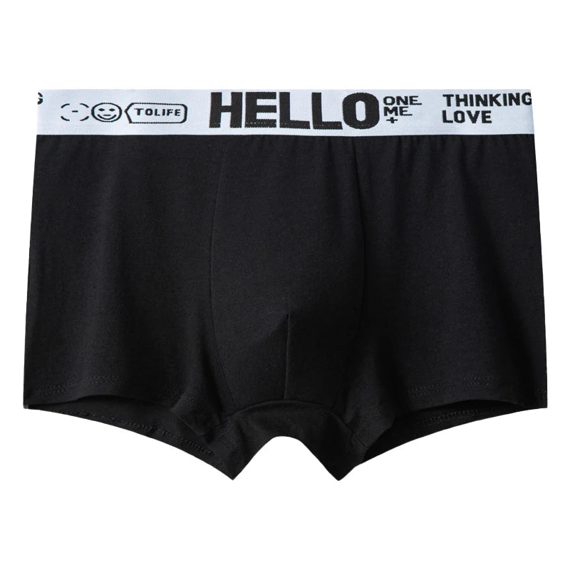 1/3/5pcs Men's Underwear, Breathable Comfy Quick Drying Stretchy Boxer Trunks, Sexy Underpants, Men's Trendy Boxer Panties