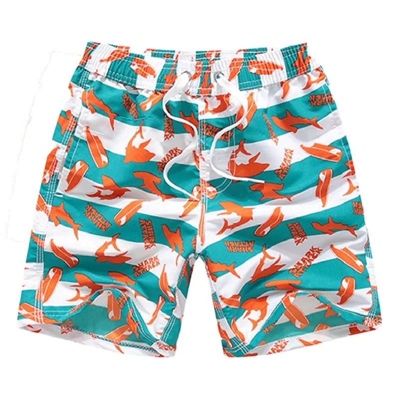 3-15Y Summer Boy Shorts Beach Swimming Shorts Fast Dry Baby Boys Shorts Children Clothing Pants Swimwear Trunk Plus Size