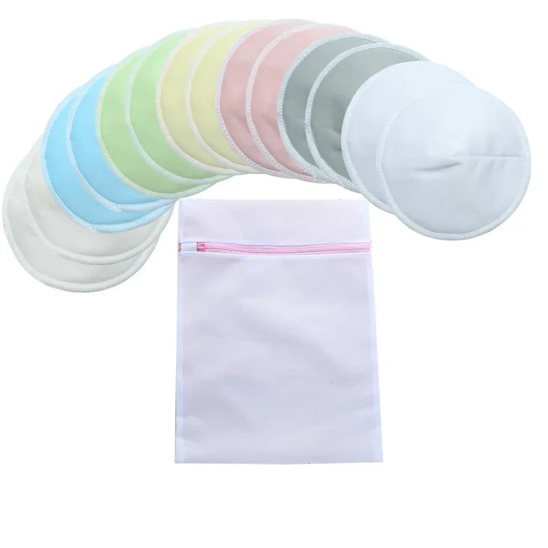 4 Pairs High Quality Reusable Nursing Pads Pregnant Women Skin Friendly Postpartum Washable Breast Pads Breastfeeding Accessory