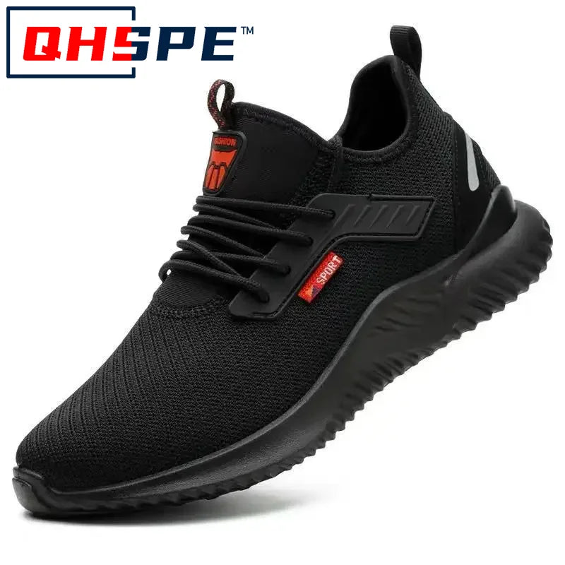 Work Sneakers Steel Toe Shoes Men Safety Shoes Puncture-Proof Work Shoes Boots Fashion Indestructible Footwear Security