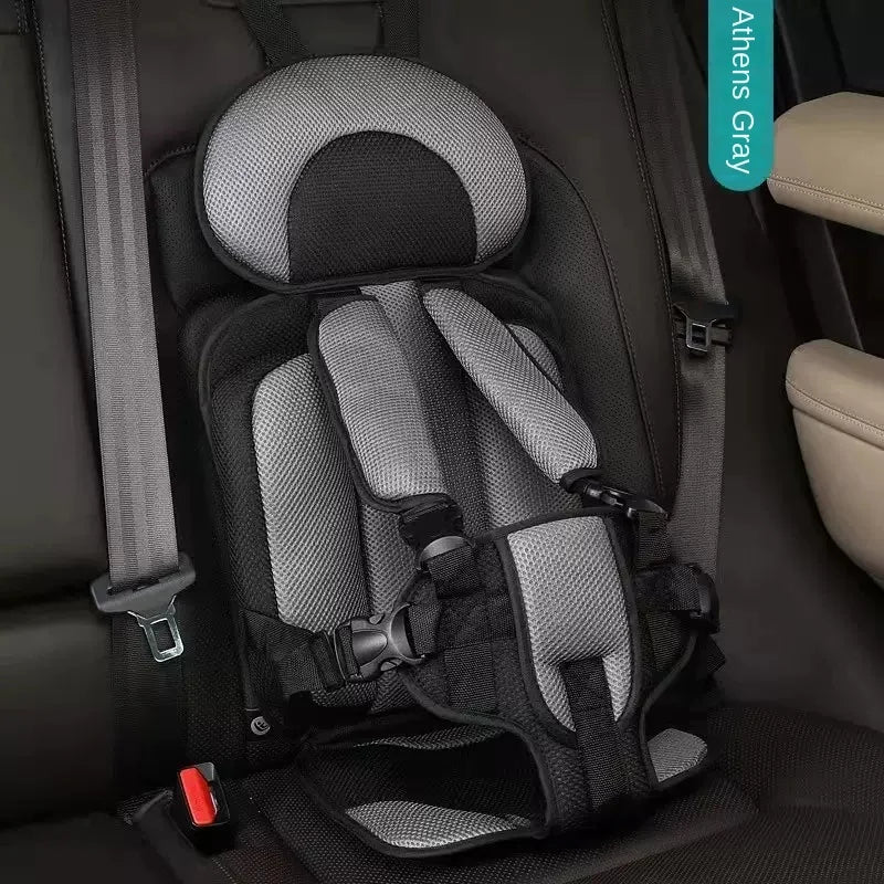 Child Safety Seat Mat for Kids 6 Months to 12 Years Old Breathable Chair Mats for Baby Car Seat Adjustable Stroller Seat Pad