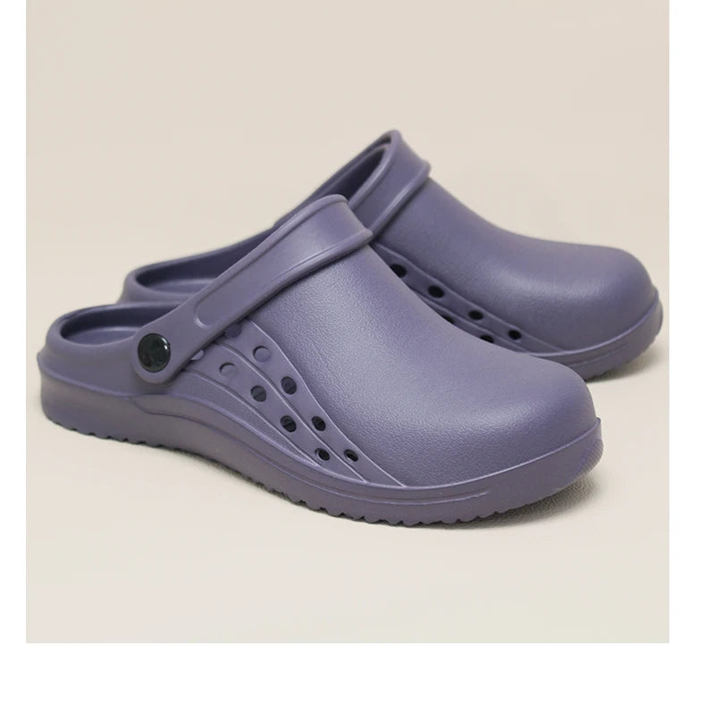 Slip Resistant Laboratory Doctor Clogs Women Men EVA Medical Shoes Ultra Light Surgical Shoes Breathable Garden Work Slippers