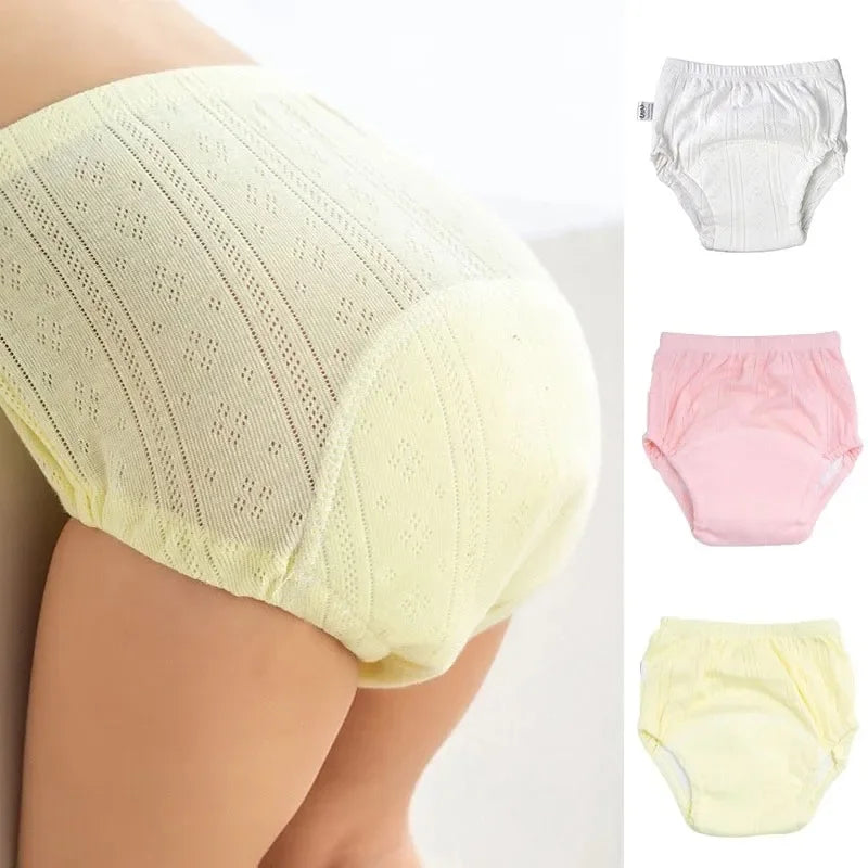 Cotton Baby Diaper Training Pants for Newborn Reusable Diaper Cloth Nappy Underwear Infant Training Pant Washable Diaper