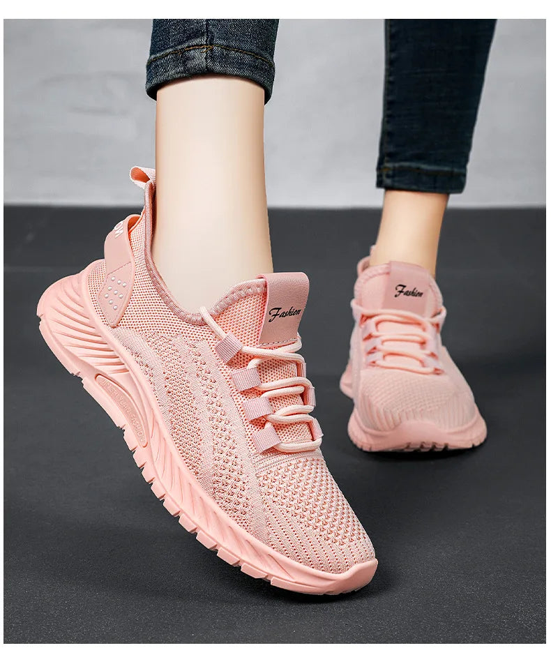 2023 new Women's Sports Shoe Fashion Women's Shoes Breathable Ultra-light Mesh Hollow Women's Shoes Casual Shoes Shoes for Women