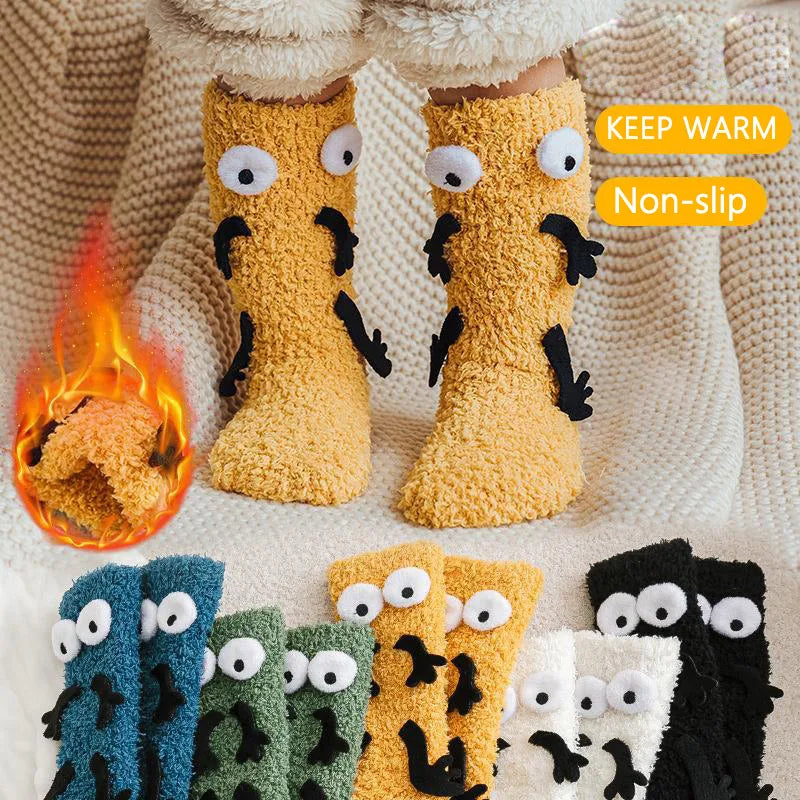 Kids Anti-slip Socks for Children 2023 Winter New Girls Boys Cartoon Cute Thicken Floor Socks Fashion Stocking Gift 0-10Y