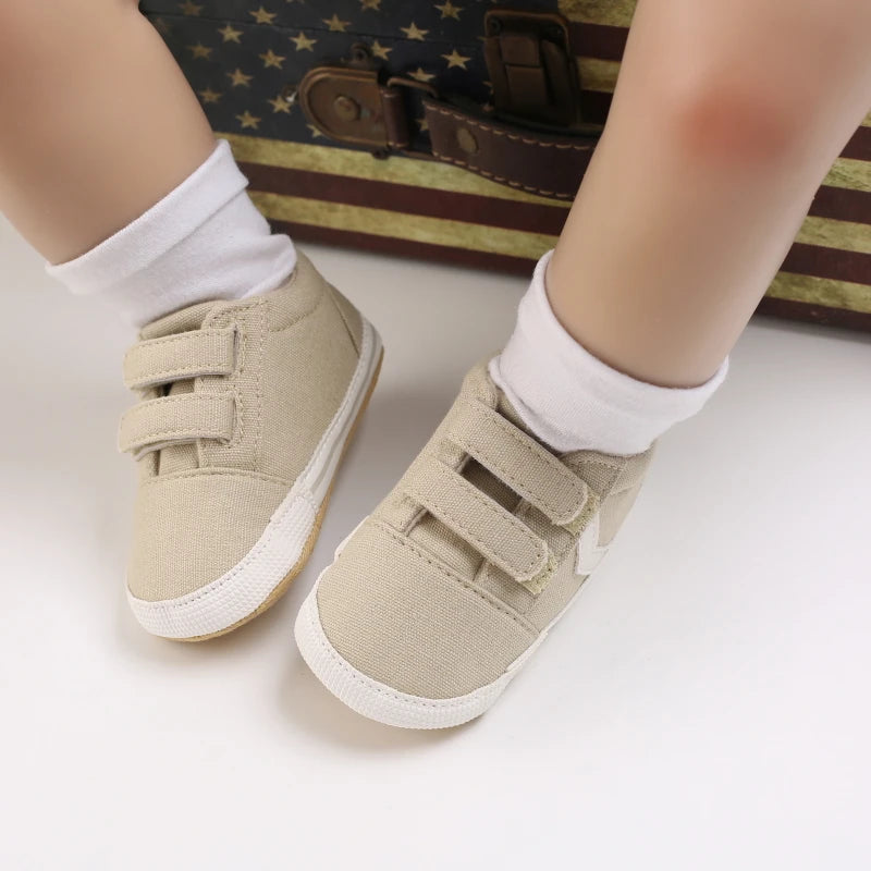 Baby Shoes Boys Canvas Casual Soft Sole Non-slip Newborn Children Walker Sneakers