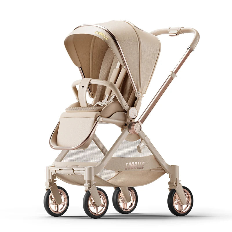 2025 Premium Ergonomic Stroller with Smart Reversible Seat – Luxury Design and Comfort